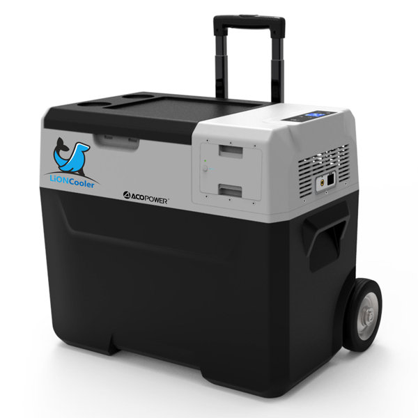 ACOPOWER 1.41 Cubic Feet cu. ft. Portable Chest Freezer with Adjustable